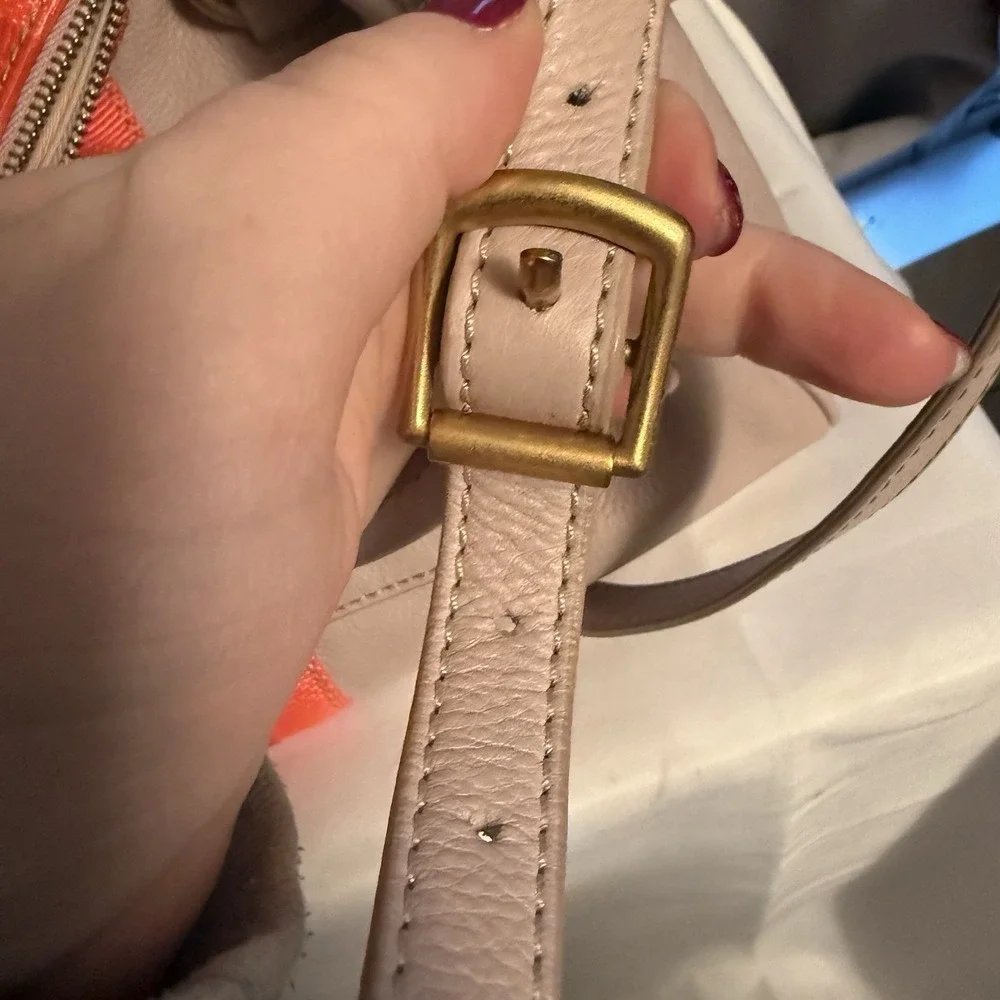 J.Crew Collection Spritzer-Stripe Satchel Lavender Orange Speedy Bag Madewell